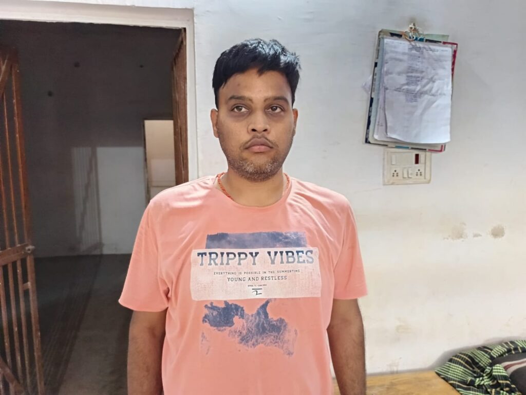 सट्टे के गढ़ पर सक्ती पुलिस के एक और परहार , सटोरिया अंकित अग्रवाल उर्फ कालू सेट्टी ल करिस गिरफ्तार